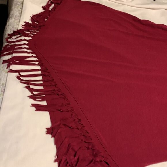 Serena Williams size 3 XL asymmetrical burgundy tunic top - Picture 10 of 11